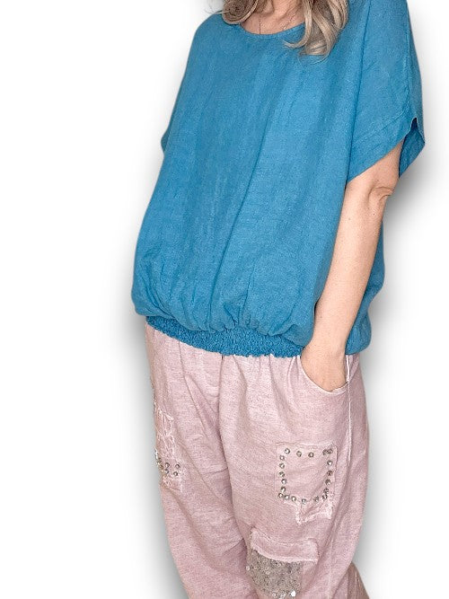 Helga May | River Tee - Teal