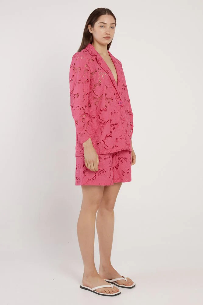 Fate & Becker | Worth It Blazer - Hot Pink