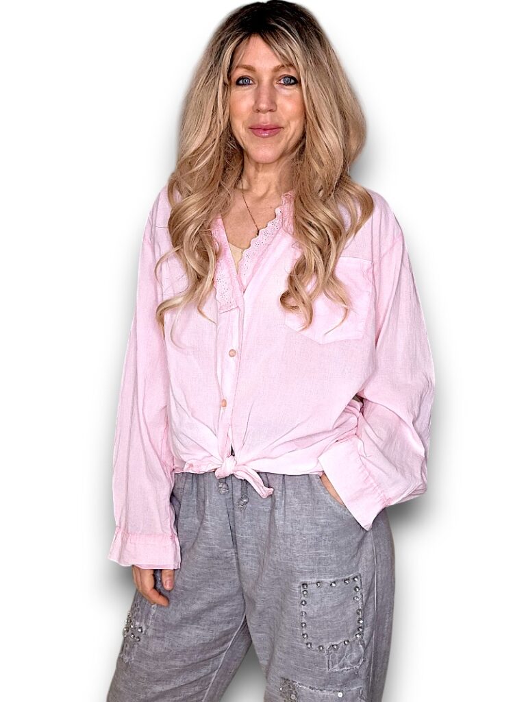 Helga May | Dylan Shirt - Pink
