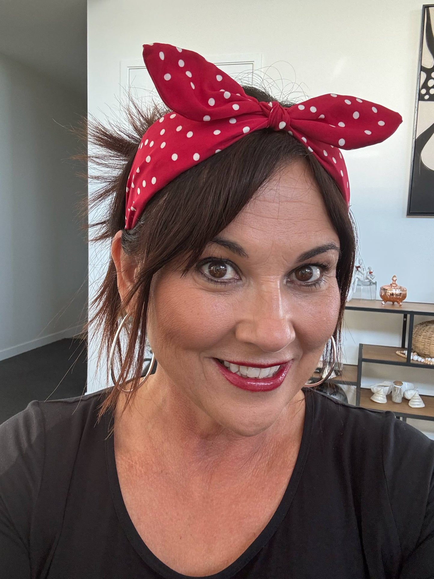 The Cottage Collection | Dottie Headband - Red