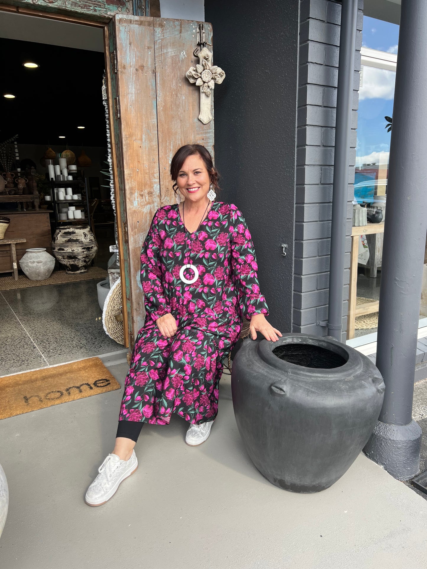 Betty Basics | Floral Print - Tenley Tiered Dress