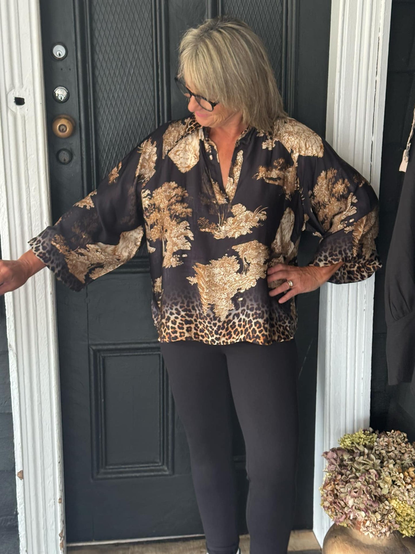 The Italian Closet | Sheeba Top - Silk Mix