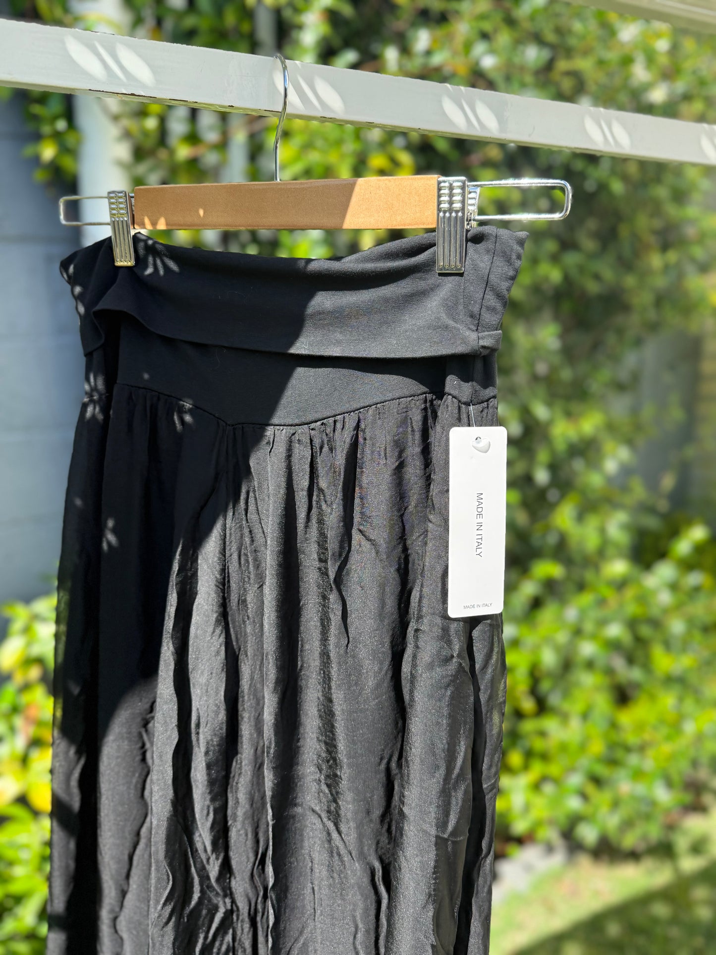 The Cottage Collection | Black Renee Silk Pants