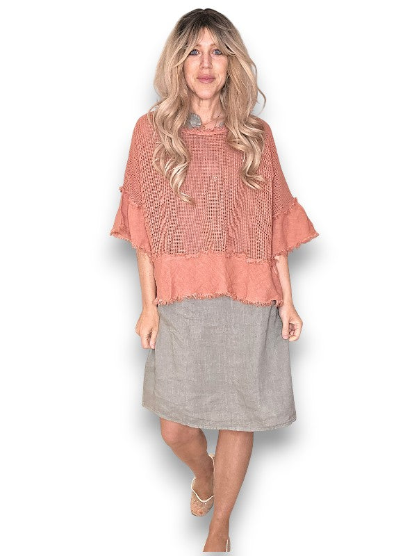 Helga May | Brick Amalfi Top