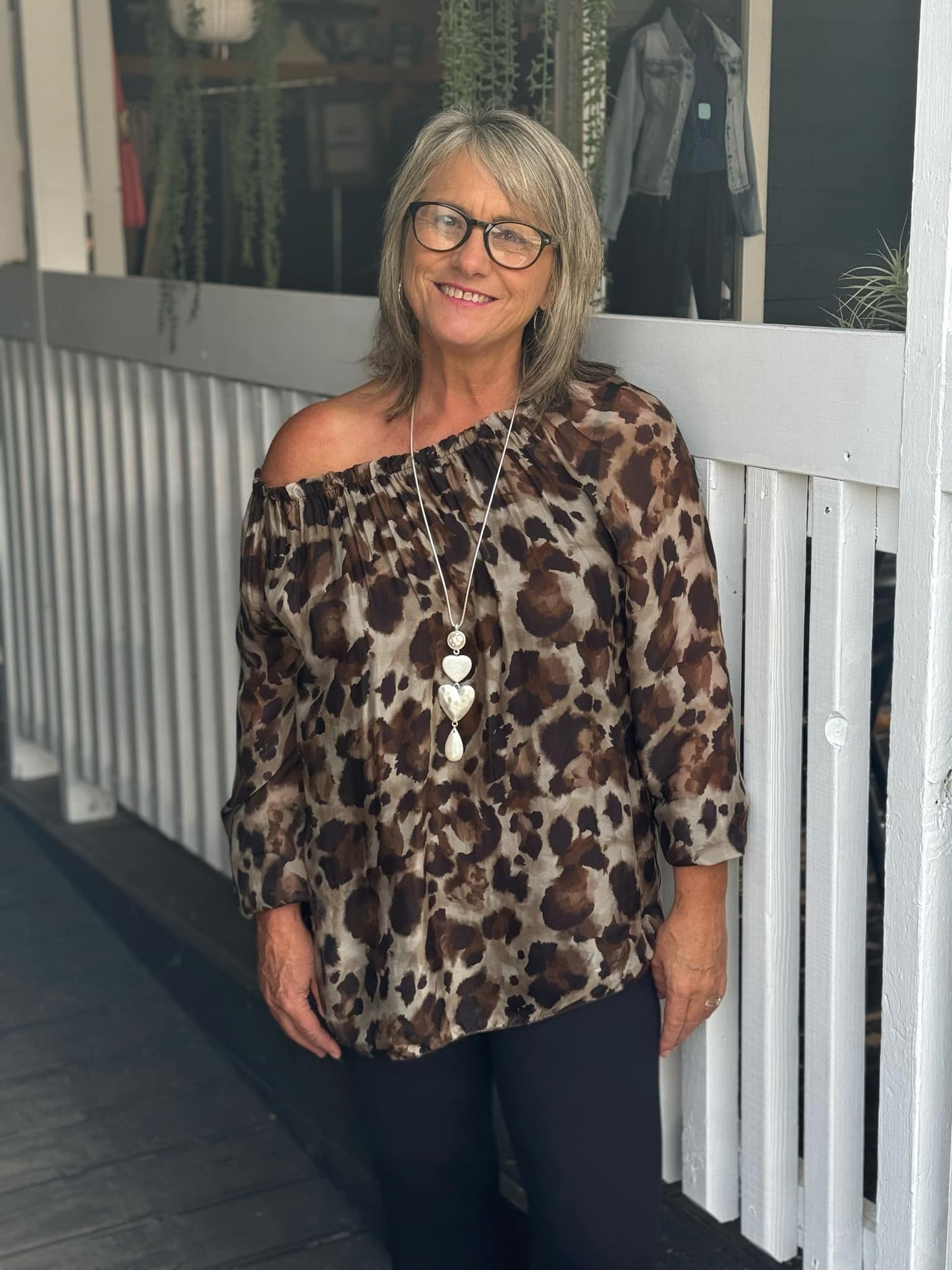 The Italian Closet | Rory Tunic - Silk Leopard