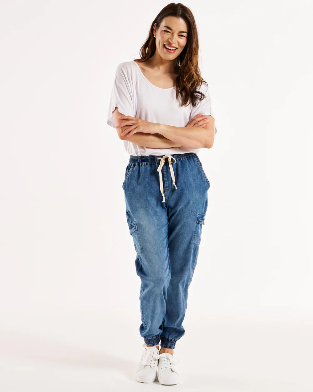 Betty Basics | Azure - Connecticut Cargo Jean