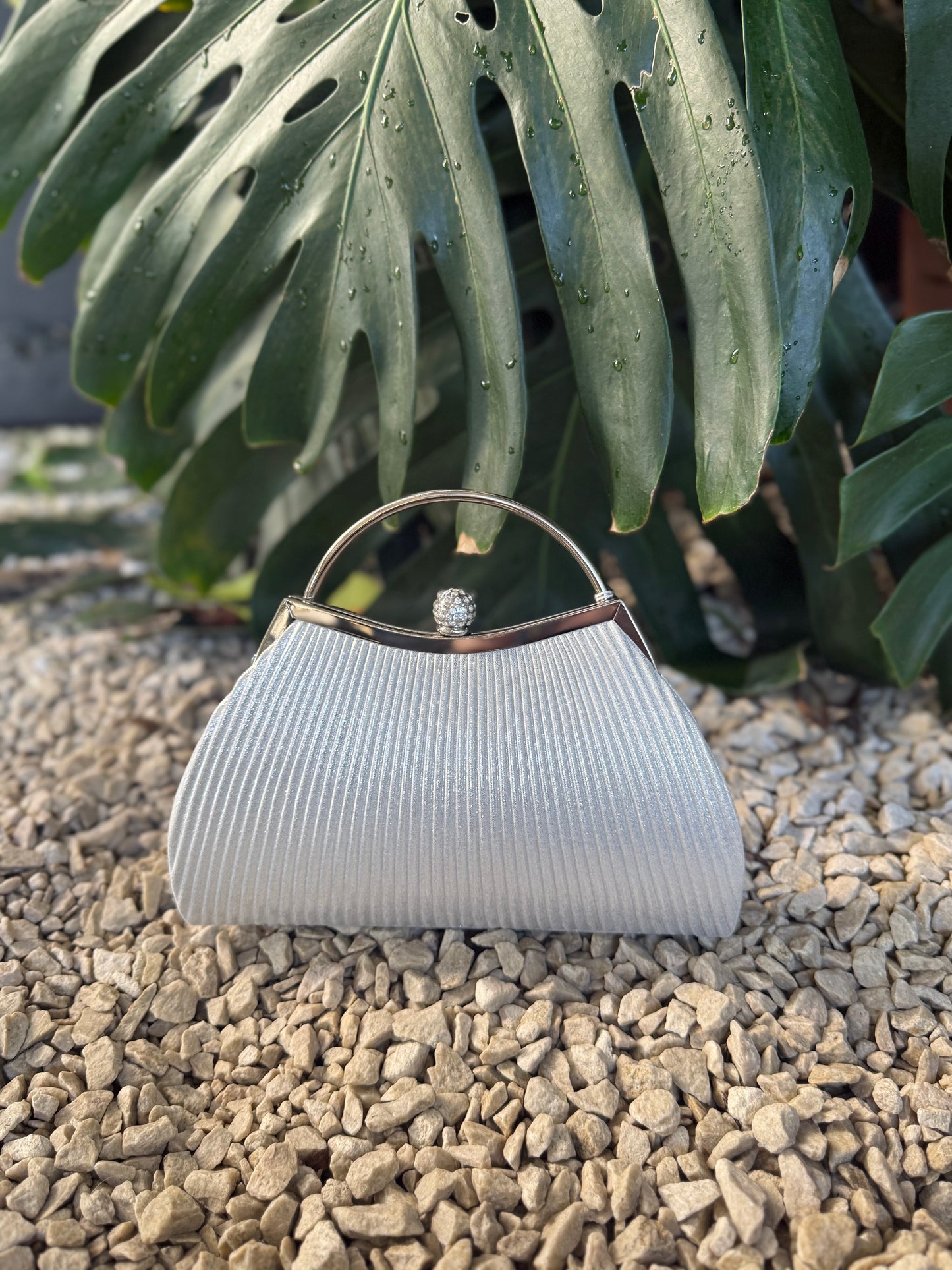 The Cottage Collection | Evening Bag - Silver