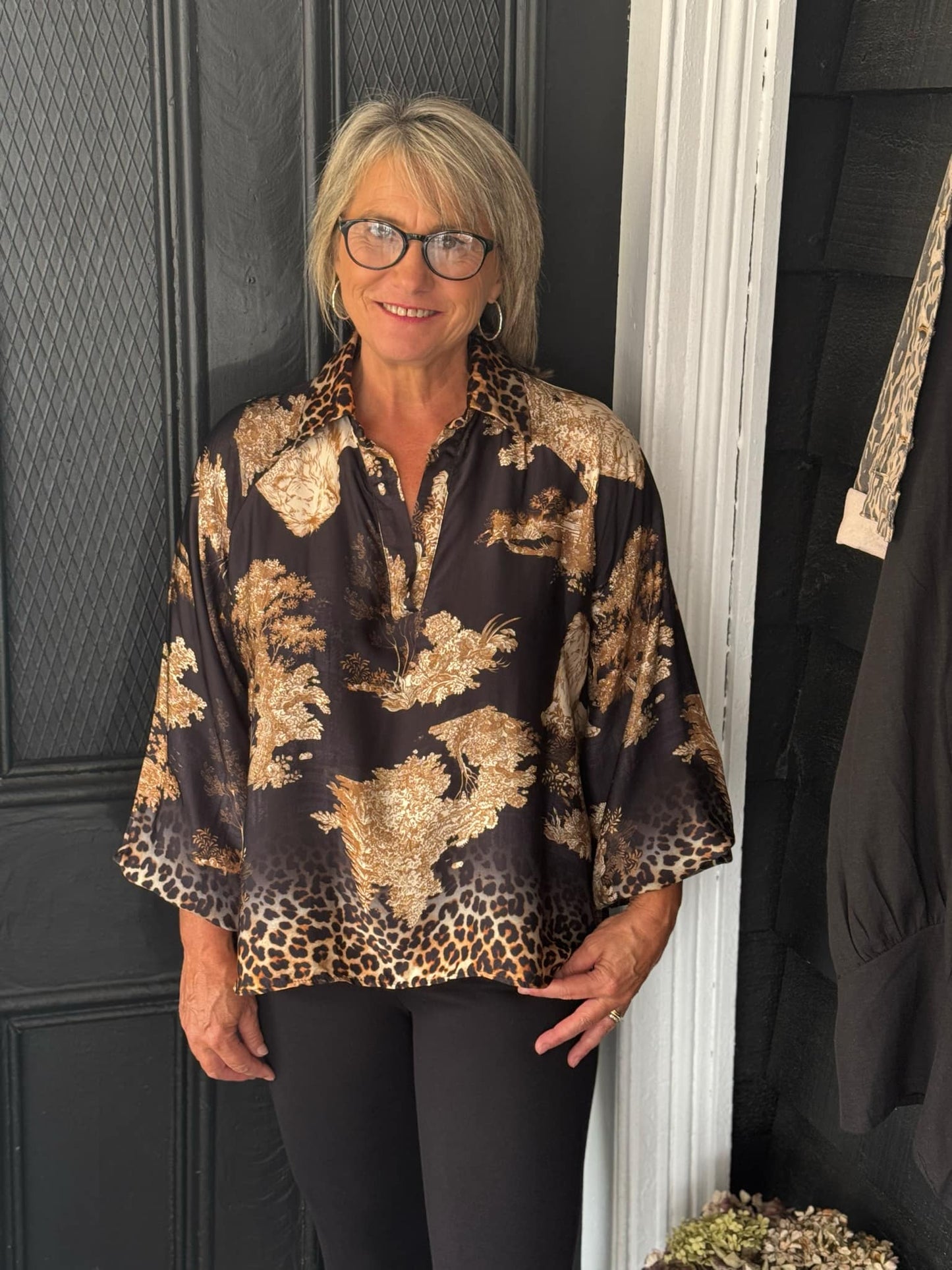 The Italian Closet | Sheeba Top - Silk Mix