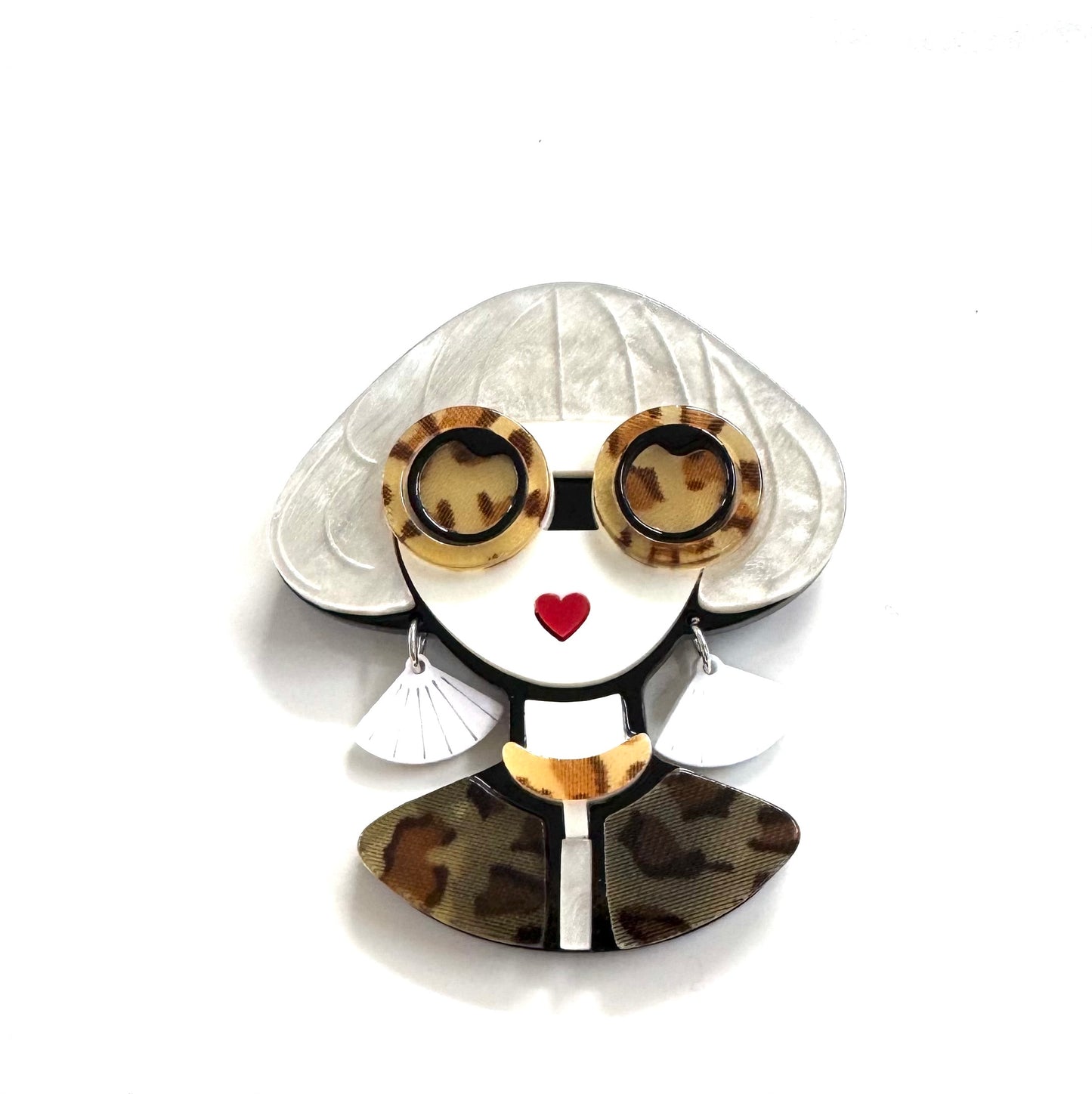 The Cottage Collection | Nora brooch - White