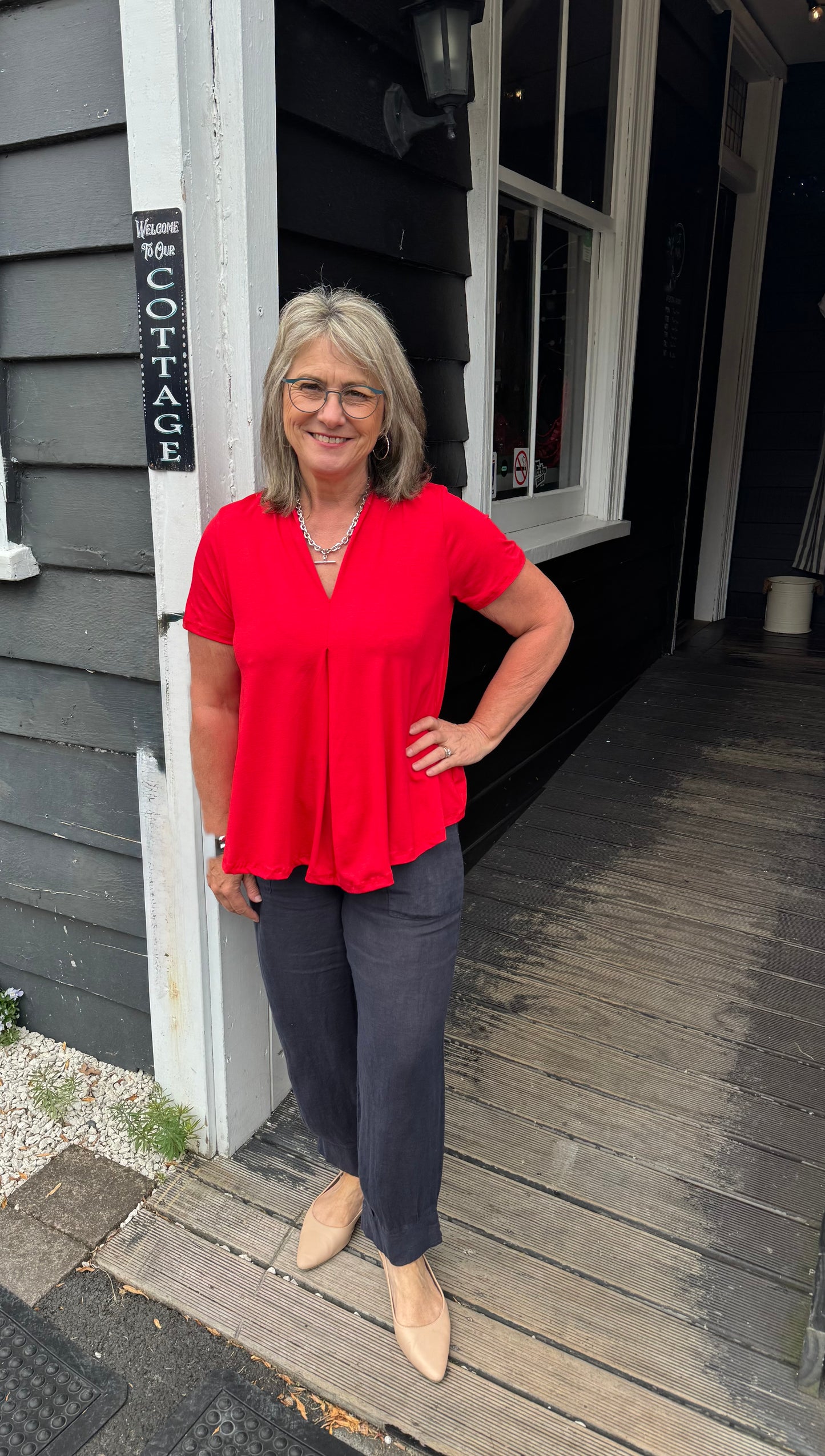 Helga May | Samba Top - Red