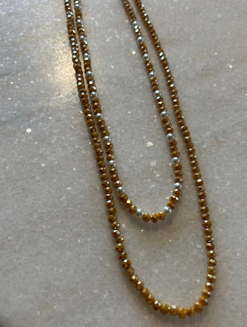 The Cottage Collection | Gold Crystal and Pearl