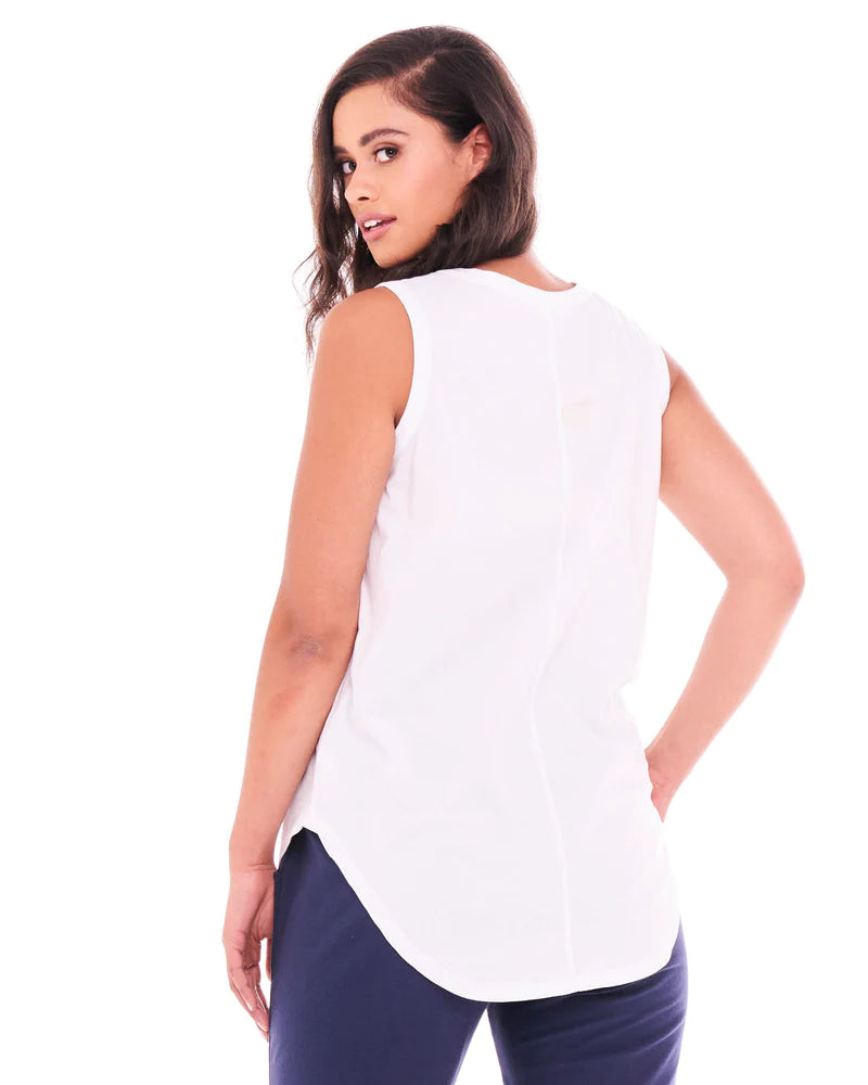 Betty Basics | White Keira Tank
