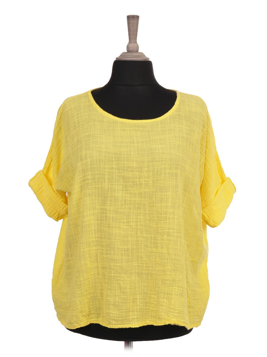 The Cottage Collection | Buttercup Yellow - Elsa Cotton Top