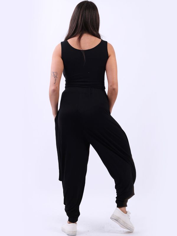 The Cottage Collection | Black - Jersey Harem Pants