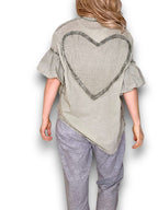 Helga May | Sage Heart Shirt