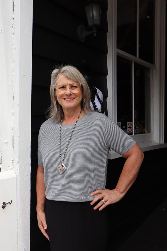 The Cottage Collection | Lexi Top - Grey
