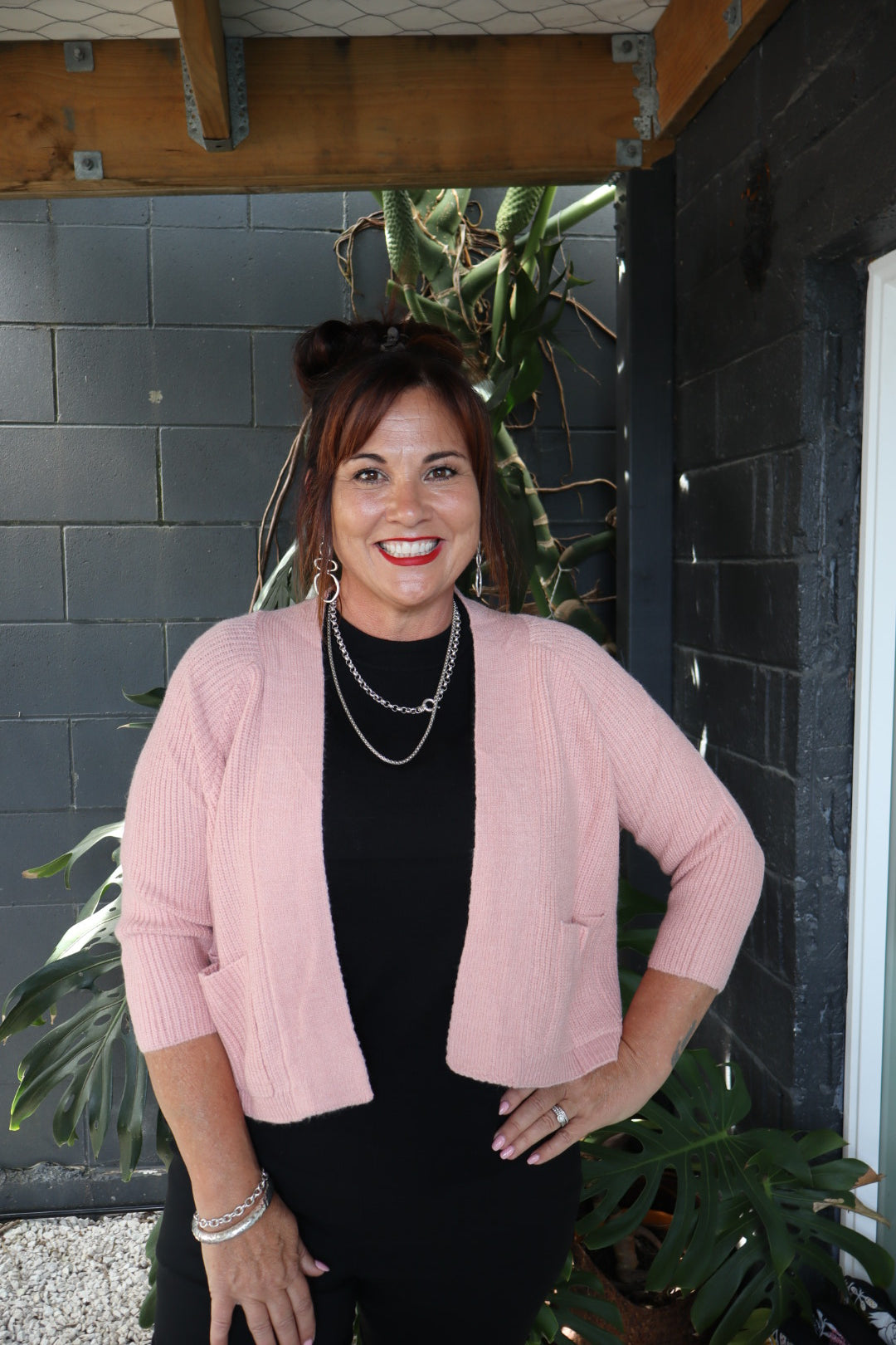 The Cottage Collection | Bree Cardi - Pink