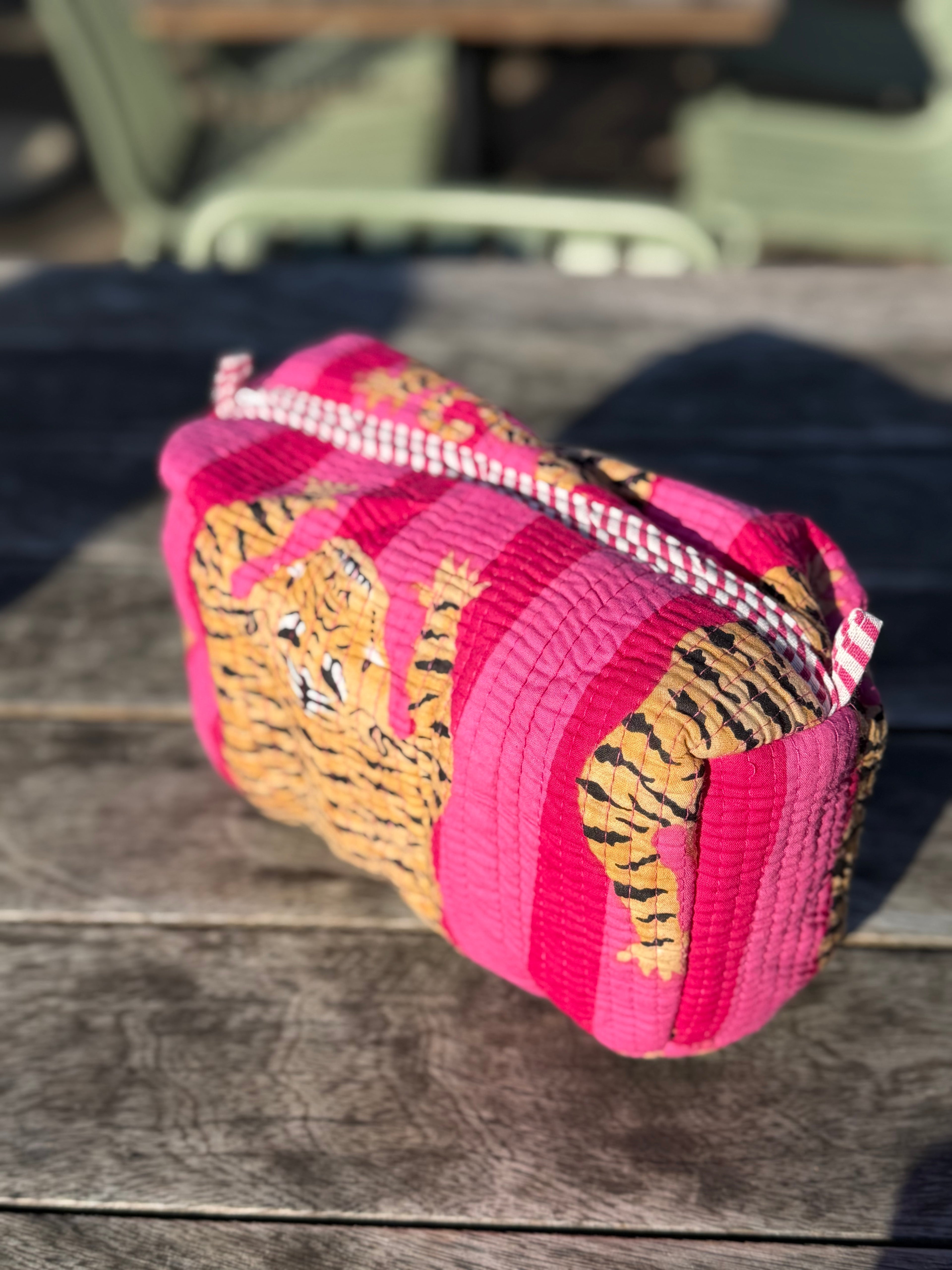 The Cottage Collection | Crimson Tiger Large Pouch