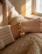 The Cottage Collection | Lexi Gold Heart Chain Bracelet