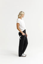 Homelee | Avenue Pant - Black with White X
