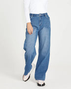Sass | Emerald High Waisted Wide Leg Jeans - 80 Wash