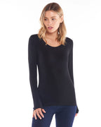 Betty Basics | Black - Kelli Long Sleeve Top