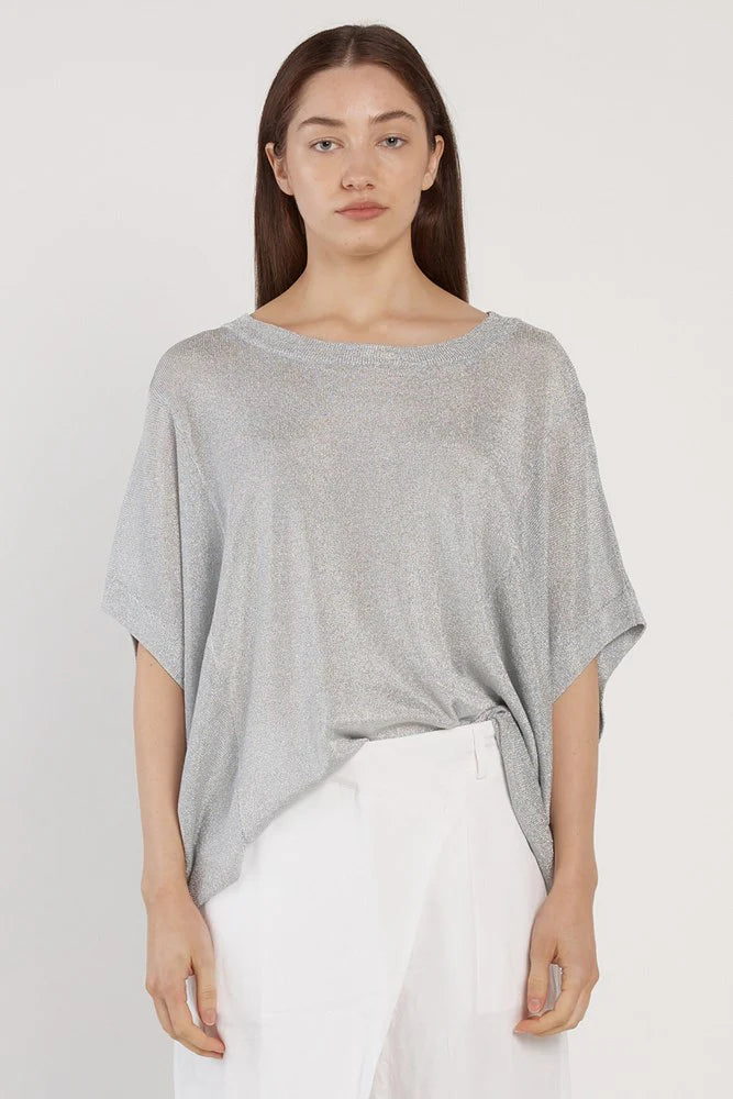 Fate & Becker | Corsica Knit Top - Silver