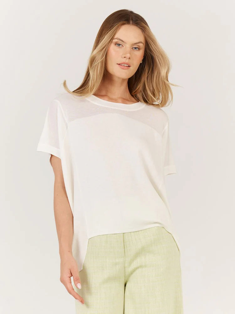 Fate & Becker | Corsica Knit Top - White