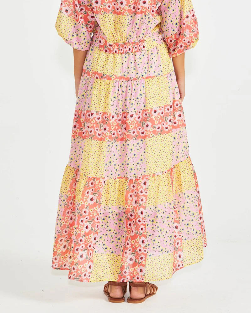 Sass | Floral - Ruth Tiered Skirt