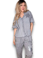 Helga May | Grey Star Shirt