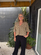 The Cottage Collection | Orchid Top - Aztec