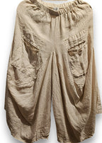 Helga May | Beige Normandie Linen pants
