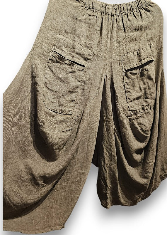 Helga May | Mocha Normandie Linen pants