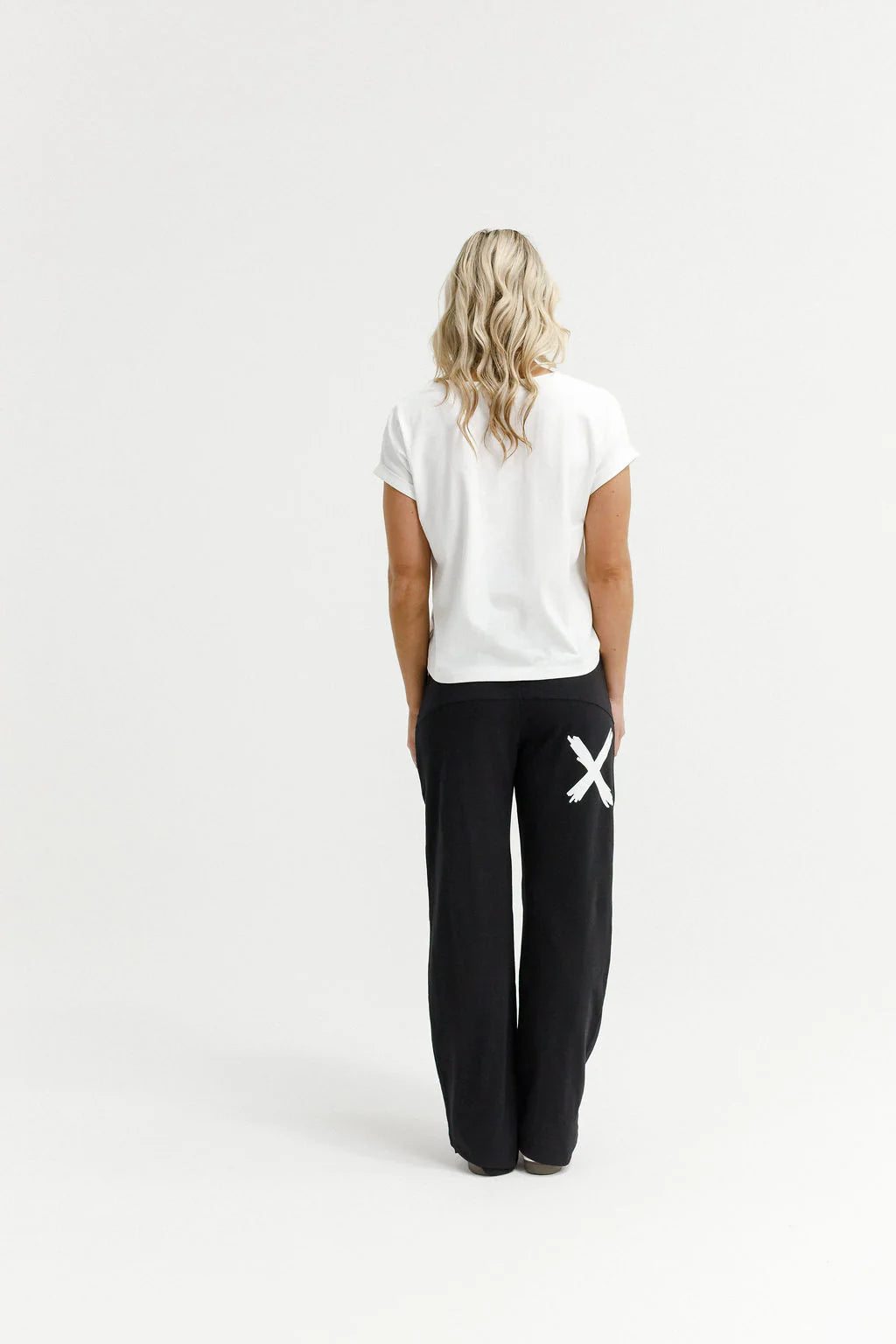 Homelee | Avenue Pant - Black with White X