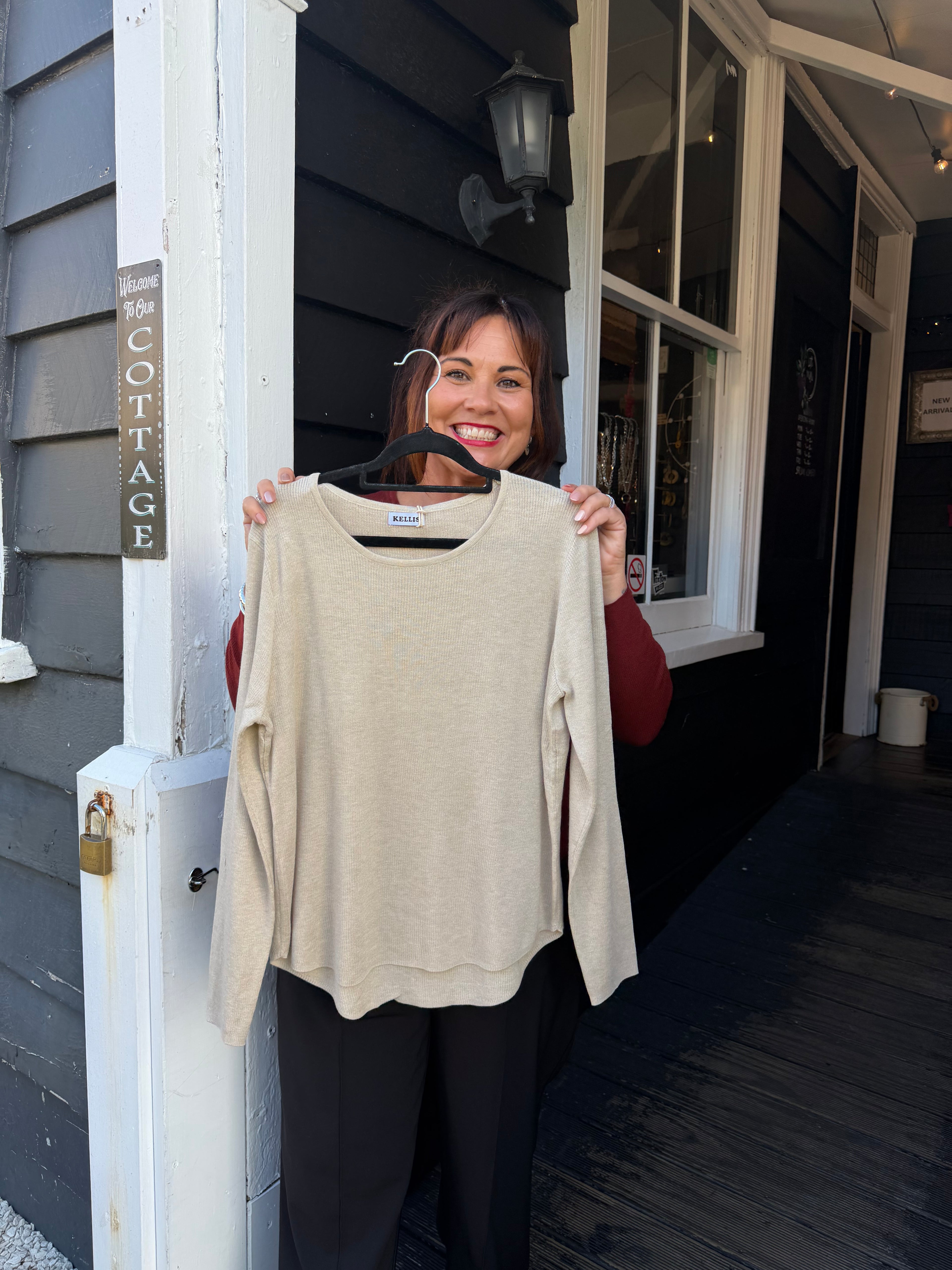 The Cottage Collection | Bex Top - Beige