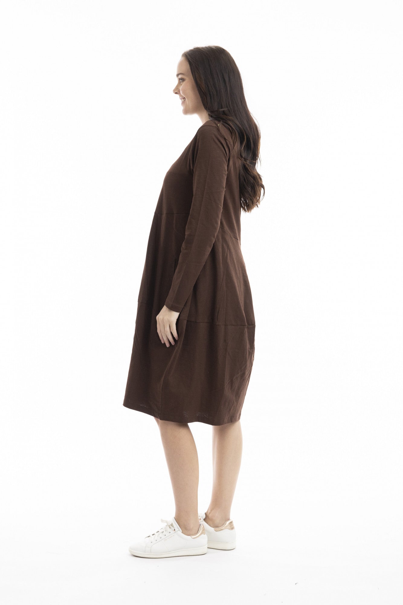 Orientique | Essential Knit Dress - Chocolate