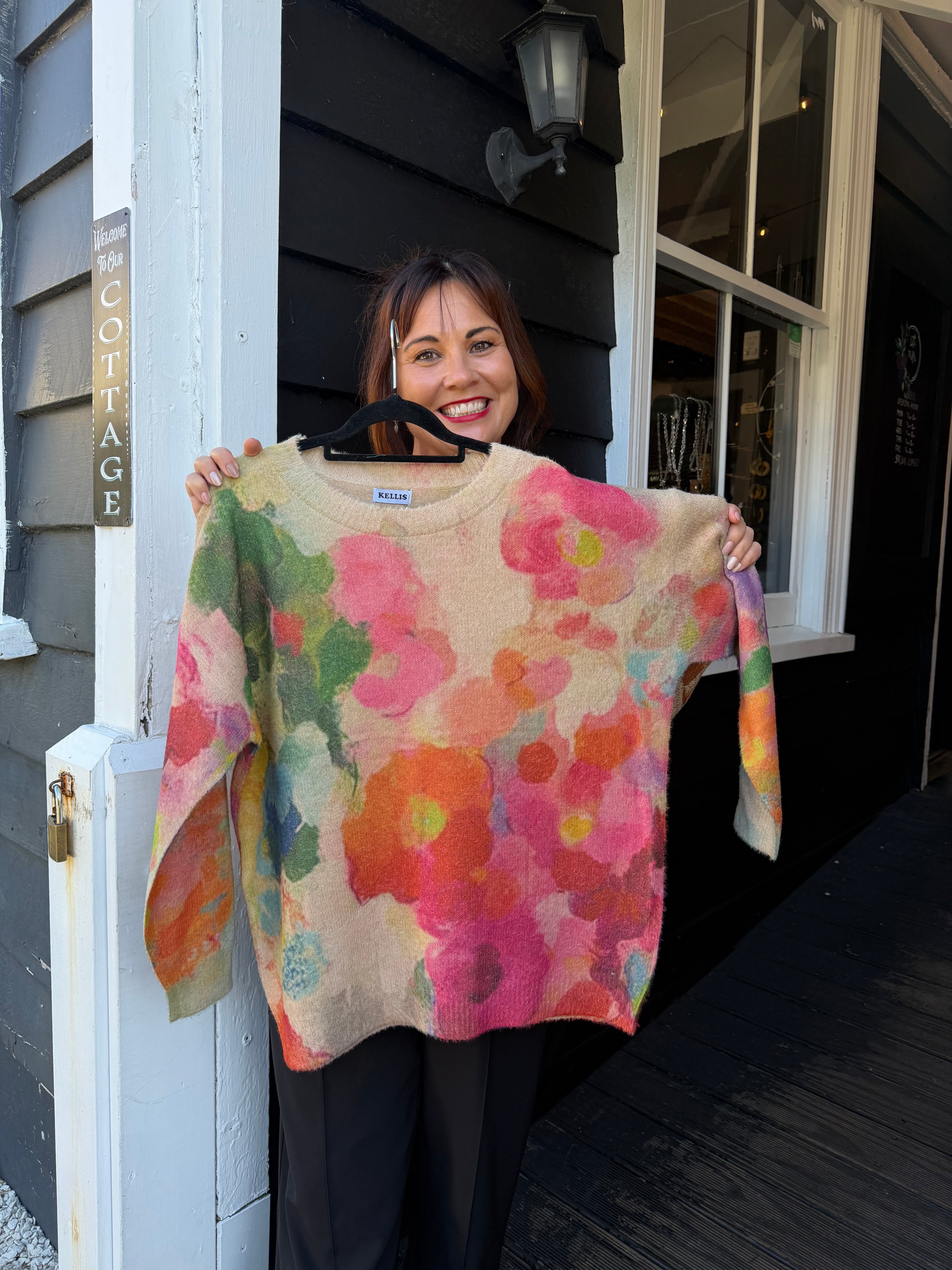The Cottage Collection | Olivia Top - Floral Pink Print