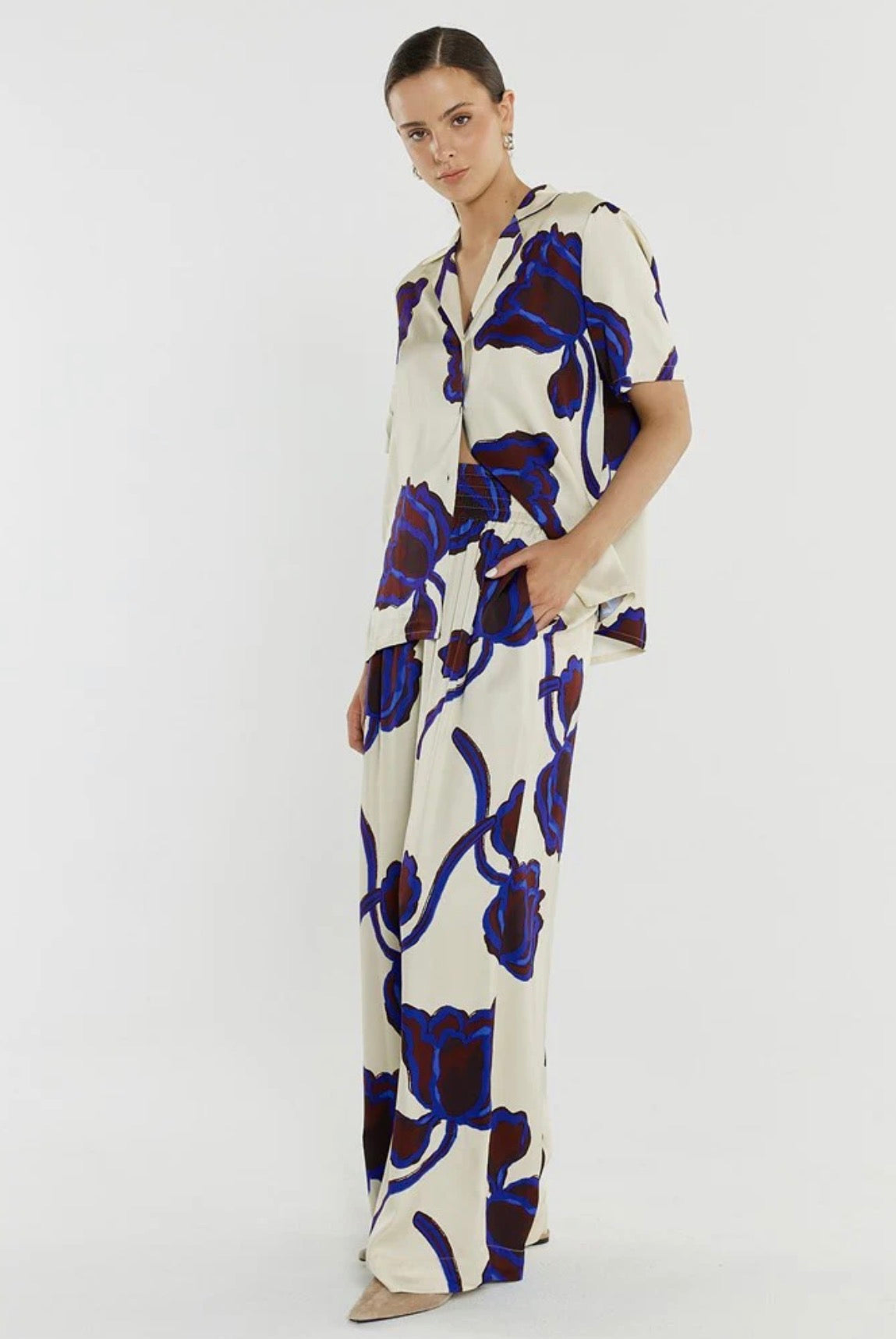 Sass Clothing | Jade Satin Pant