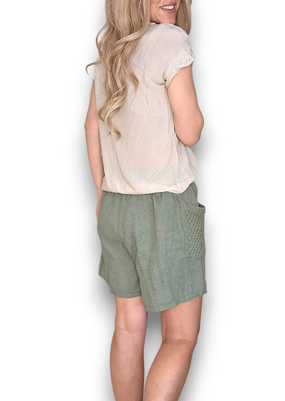 Helga May | Forest Honfleur Plain Shorts