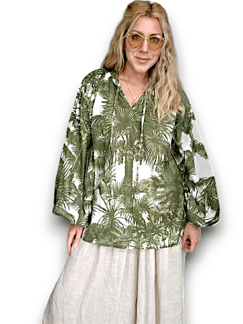 Helga May | Ida Ivy Pouf Sleeve Tunic