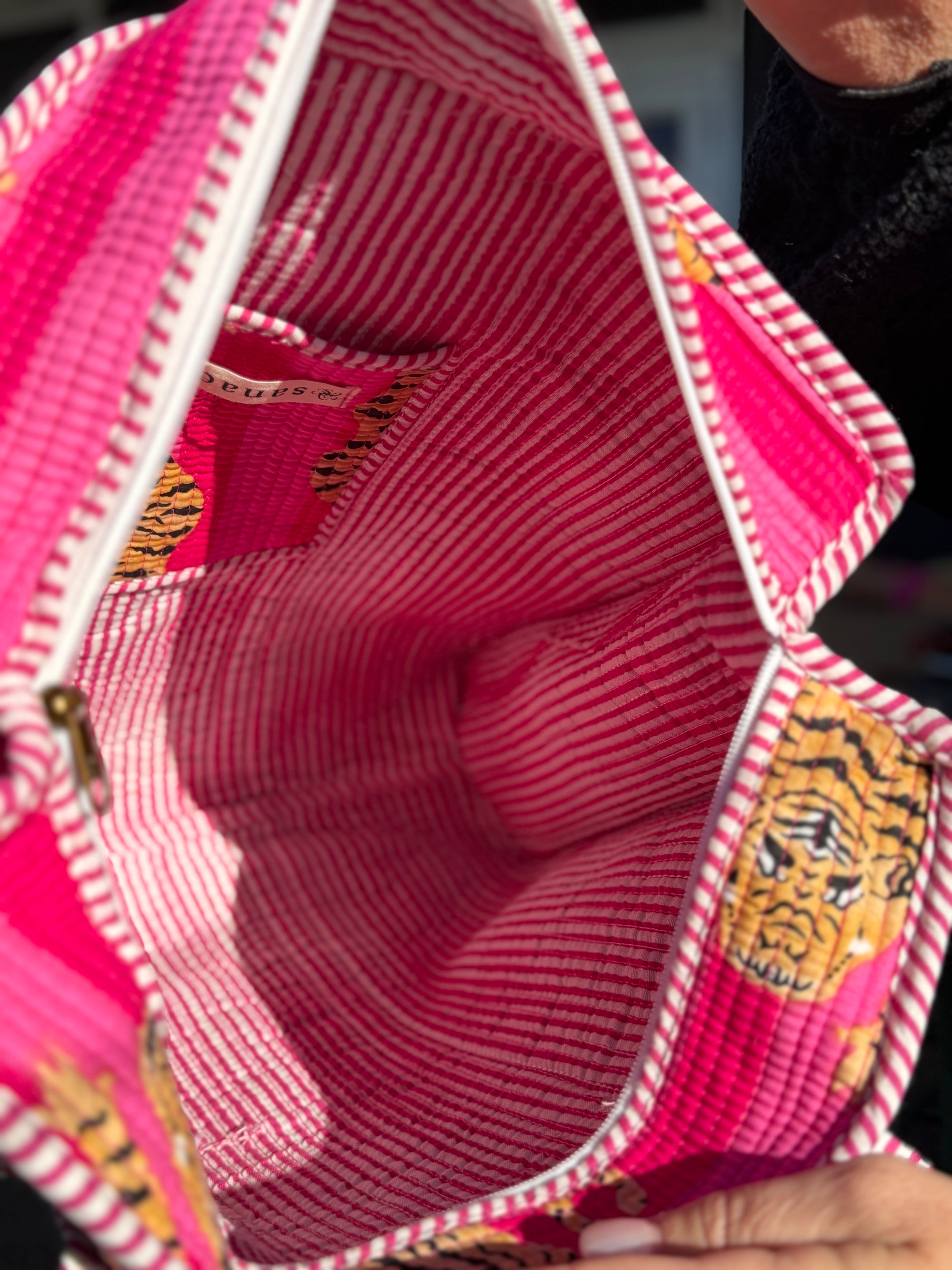 The Cottage Collection | Crimson Tiger Tote Bag
