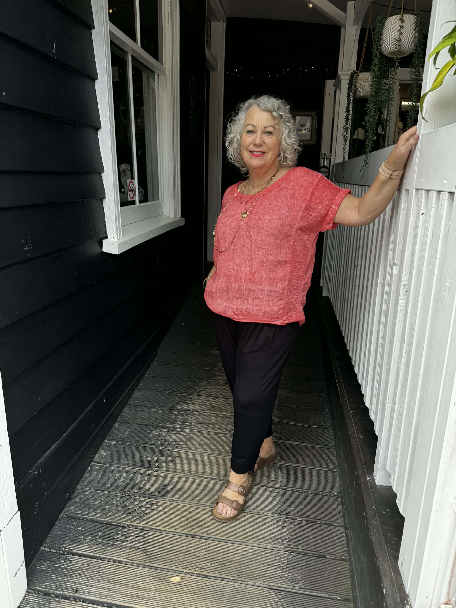 The Cottage Collection | Taylor Top - Coral