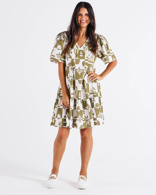 Betty Basics | Geo Floral - Barcardi Dress