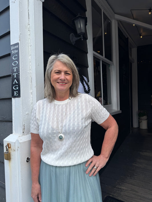 The Cottage Collection | Mason Top - Vanilla