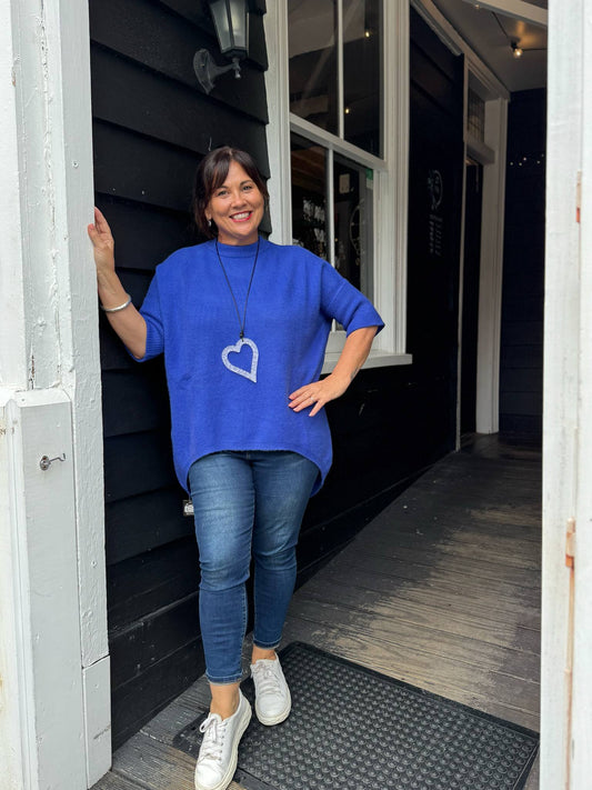 The Cottage Collection | Angie Top - Blue