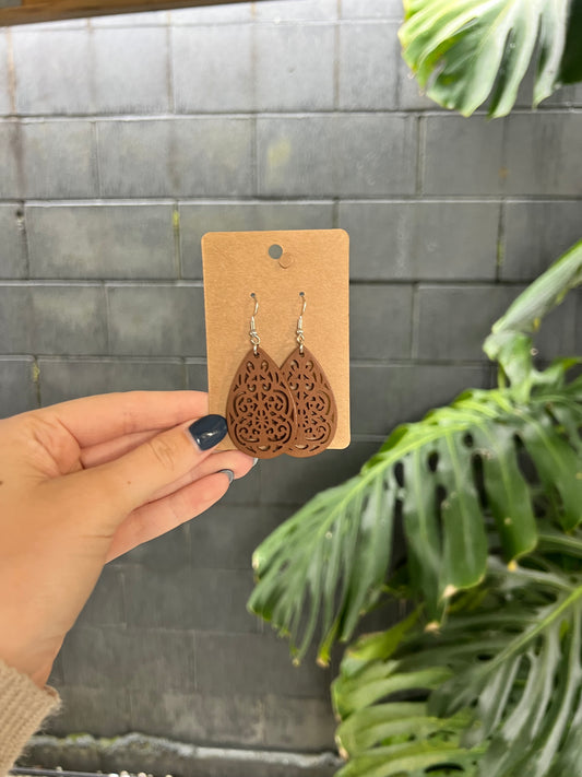 The Cottage Collection | Brown Nova Earrings