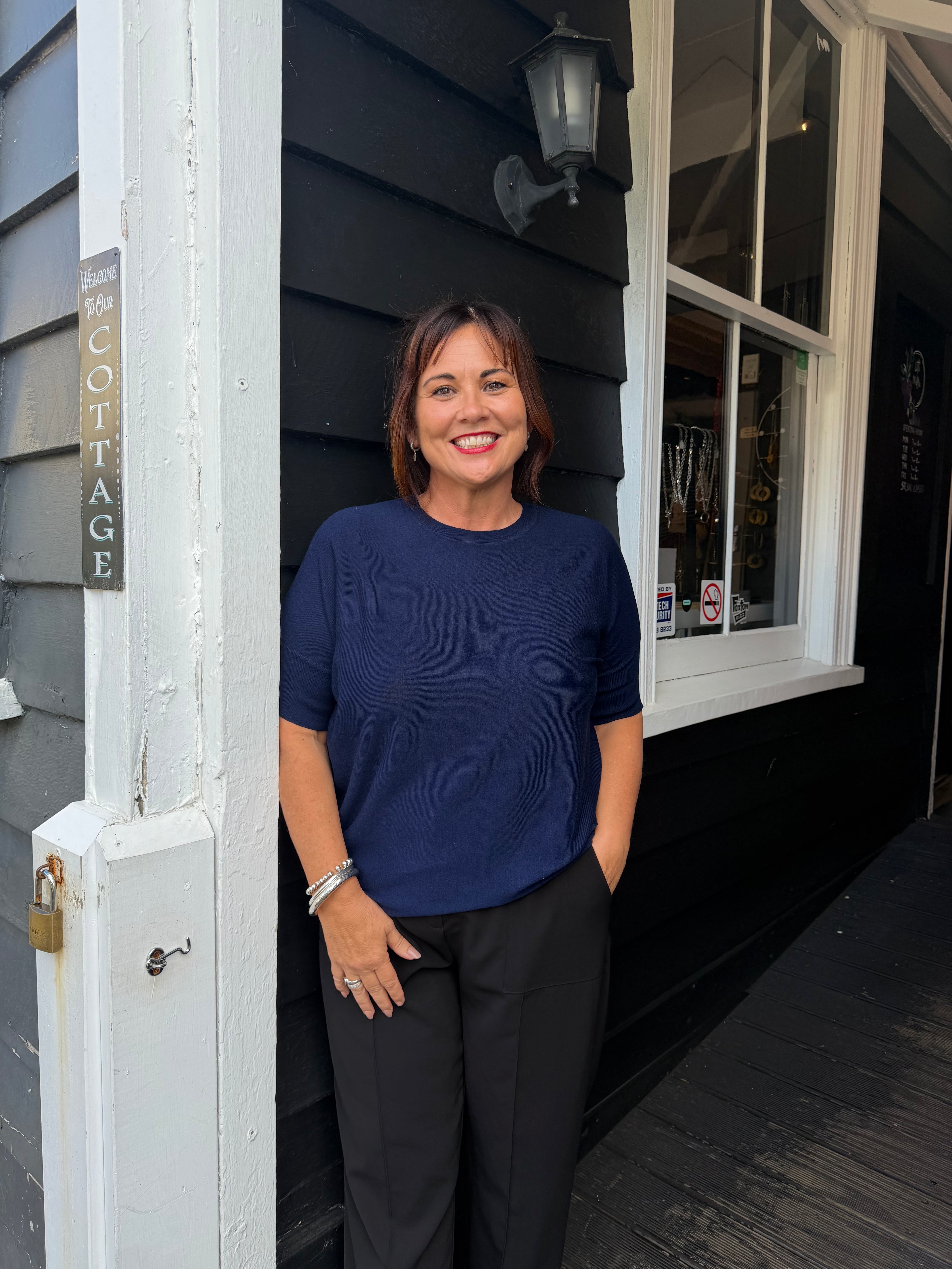 The Cottage Collection | Juniper Jumper - Navy