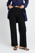 Betty Basics | Straight Stretch Jean - Black