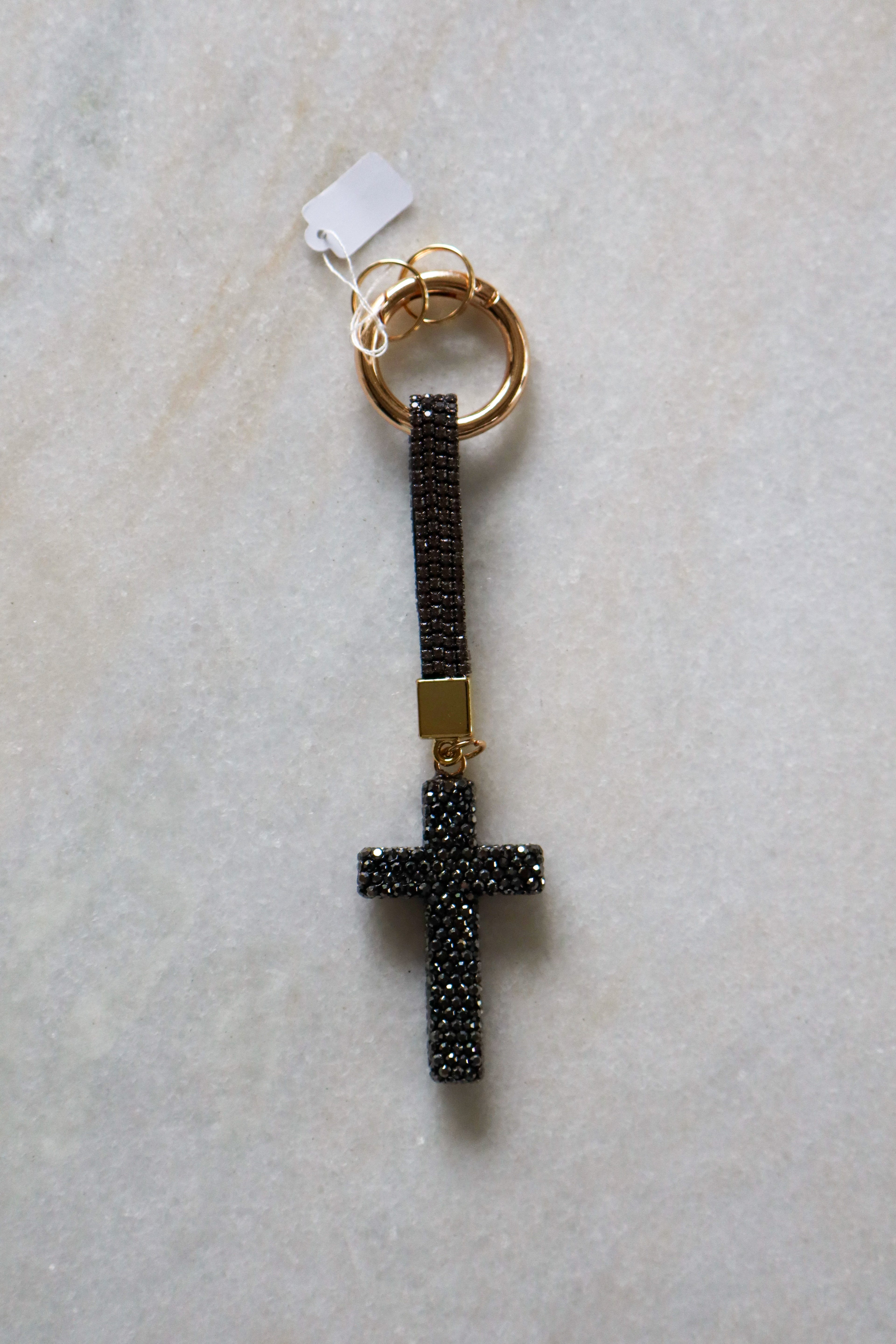 The Cottage Collection | Bling Keyring - Cross