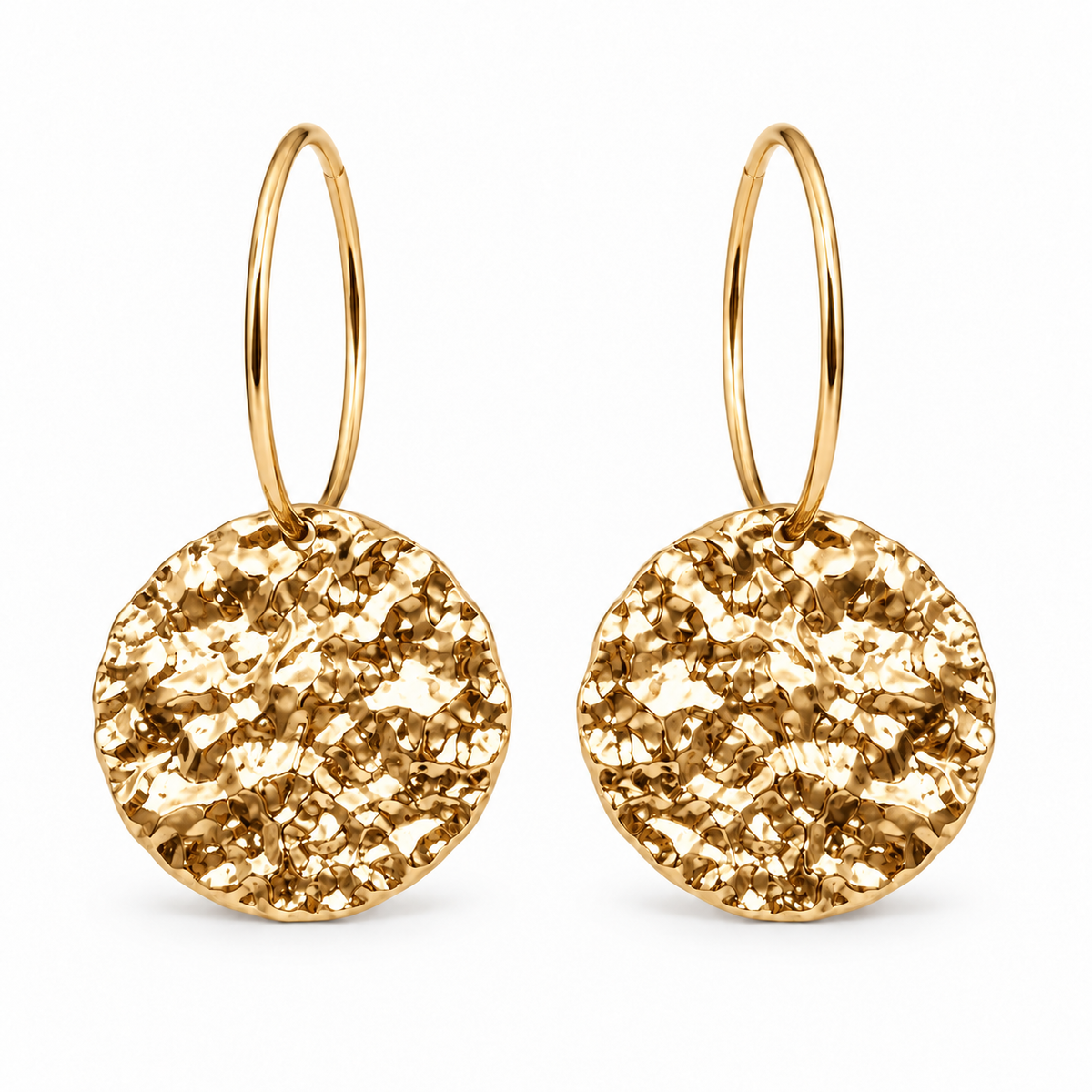 The Cottage Collection - Double Happy Earrings - Gold